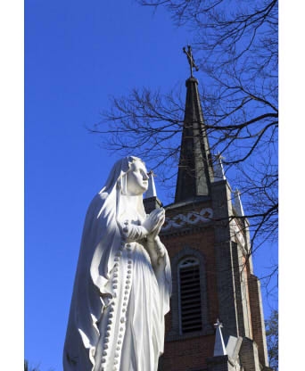 영광 천주교 입구