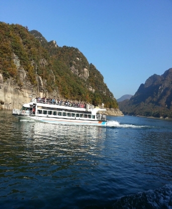 단양군 장회나루유람선