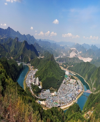 단양군 양백산전망대